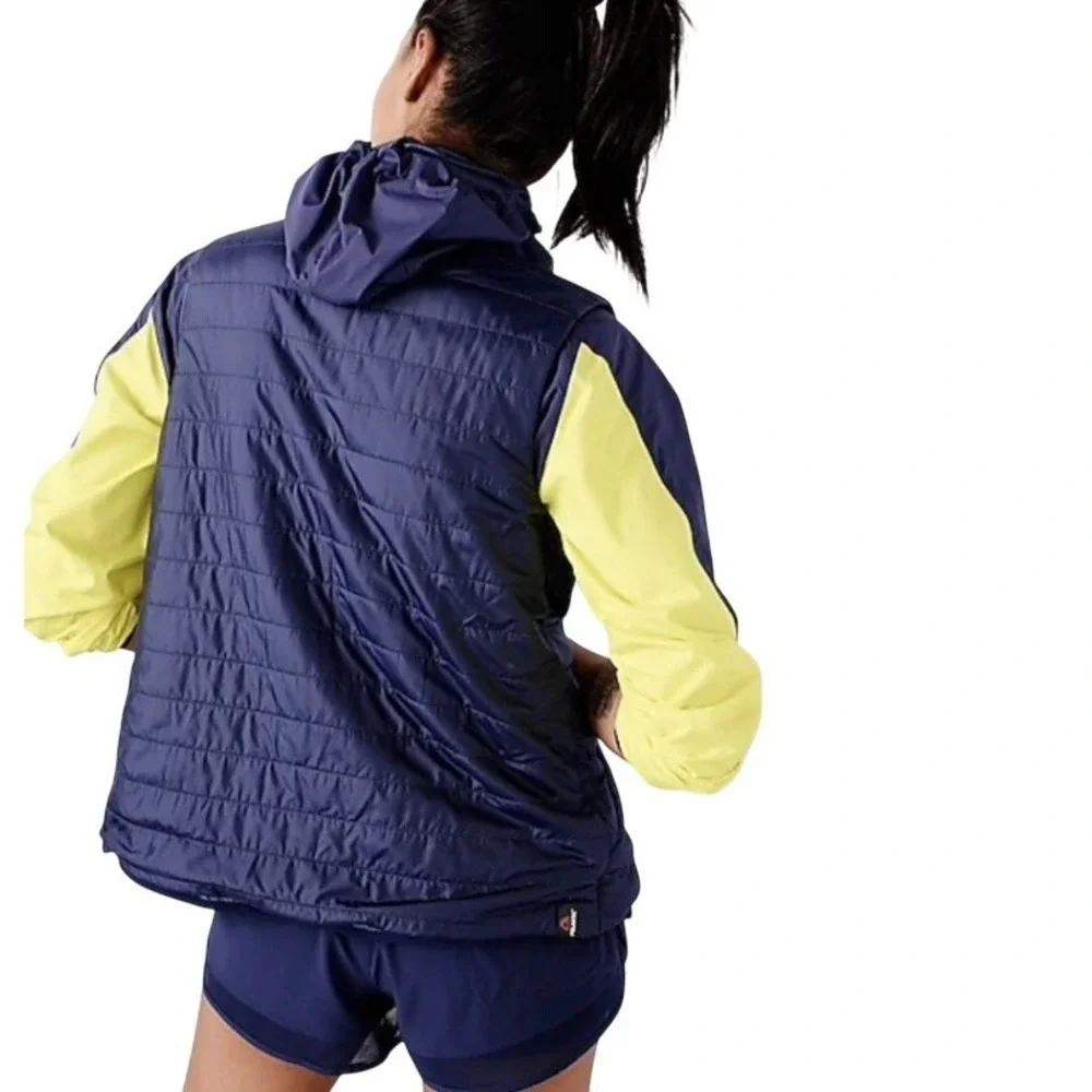 New‎ Balance Polartec Women's Navy Blue Quilted Full Zip Puffer Vest Size S